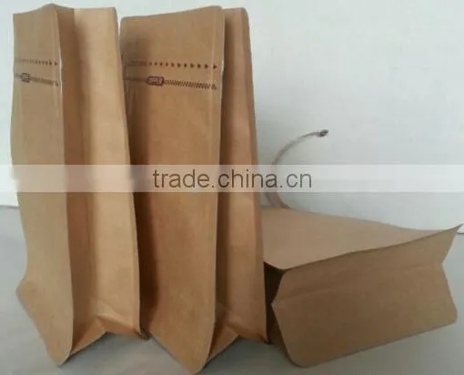 Square Bottom Beautiful Recyclable Paper Bag With Zipper photo-6