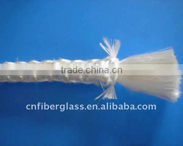 Glass Fiber Braided White Lagging Rope