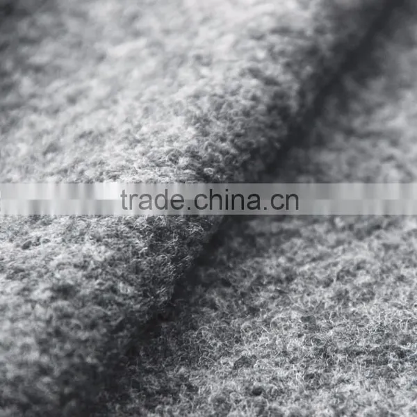 Plain Style Knit Jacquard Wool Fabric for Coat photo-3