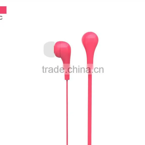 2015 New Design Mini Mobile Phone Wired Earphone Earbuds Free Sample photo-3