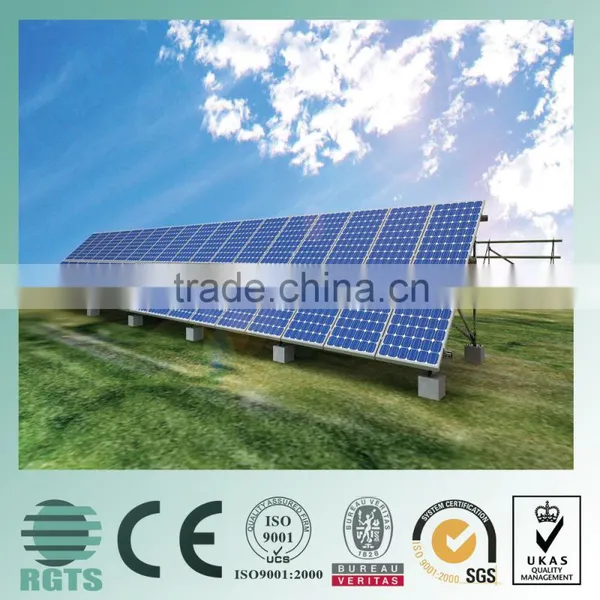Solar Ground Mounting System High Efficiency Residence Solar Photovoltaic Stents Steel Support photo-4