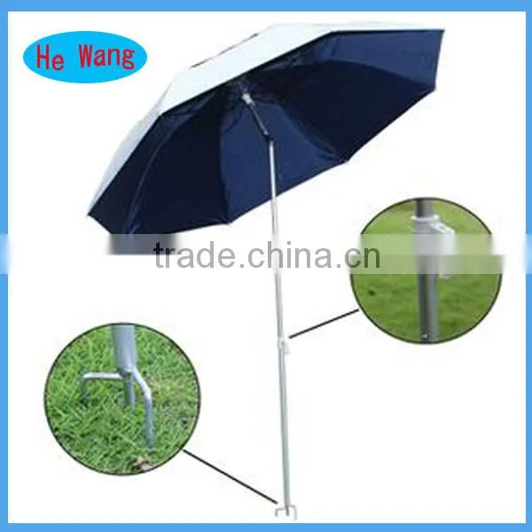 200cm Aliminum Fishing Umbrella With uv Beach Umbrella