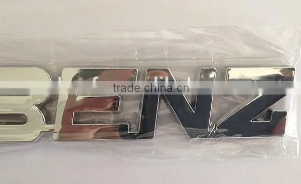 Hot Sale 3D ABS Plastic Chrome Electroplating Self-adhesive Car Body Sticker ,car Sticker photo-4