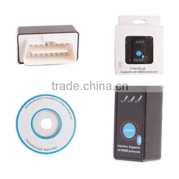 Power Switch ELM 327 Bluetooth OBD2 Diagnostic Interface Fast Shipping photo-2