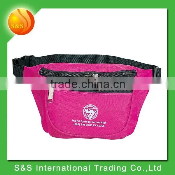 2016 Hot Sell Fashion 2 Zippered Outdoor Sports Waist Bag