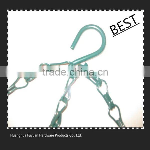 Used Iron Hanging Flower Plant Pot Holder Hanger Basket Chains photo-2