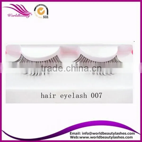Top Quality Private Label Human Hair False Strip Eyelash photo-2