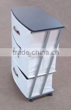 2015 Fashion 3-tier Fabric Drawers Storage Rack