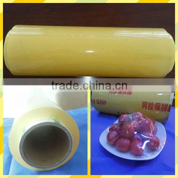 Foodstuff Preservative Film Pvc Cling Film for Food Packaging