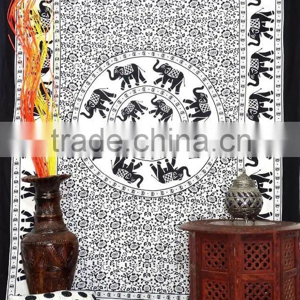 Twin Mandala Tapestry Modern Hippie Mandala Wall Hanging