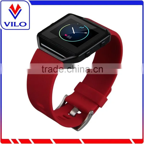 Soft Silicone Wrist Watch Band Replacement Sport Strap For Fitbit Blaze Smart Watch+Metal Frame photo-2