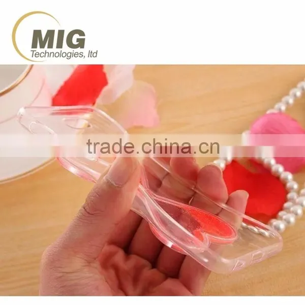 New Products Sand Clock Design Colourful 3D Heart-shaped Phone Case For Cell Phone photo-3