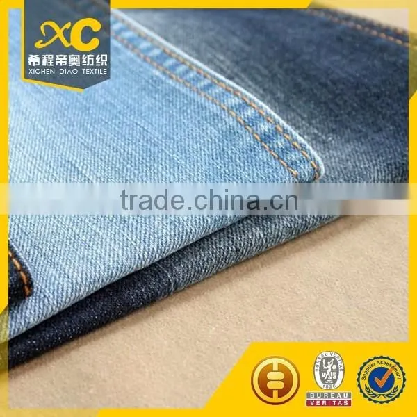 9oz Ring Slub Stretch Denim Fabric Wholesale in Rolls Quality Choice photo-4