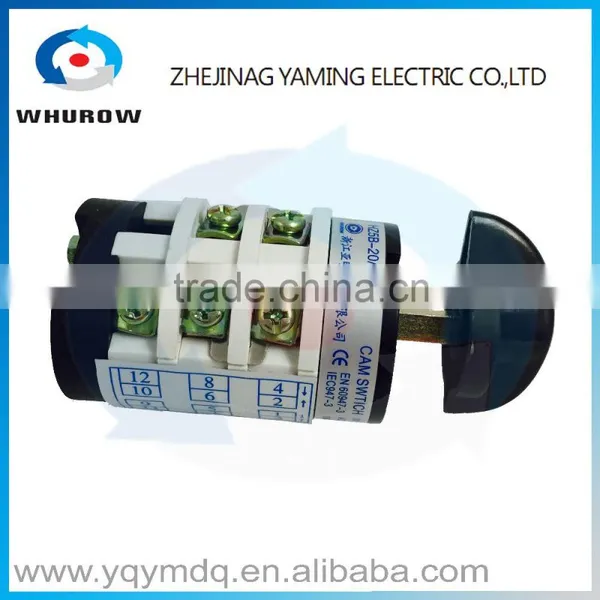 HZ5B-20/3 for Dismantling Machine Only Electrical Changeover Rotary Cam Combination Switch Three Poles 20A Sliver Point Contacts photo-2