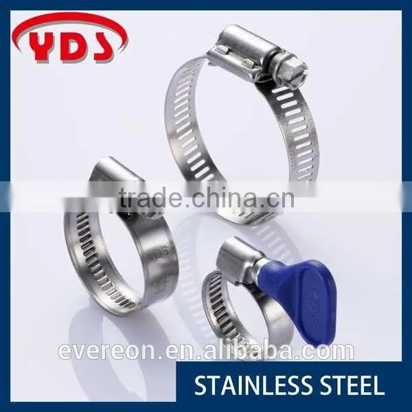 German Type Stainless Steel Air Compressor Hose Pipe Clamp Clip photo-3