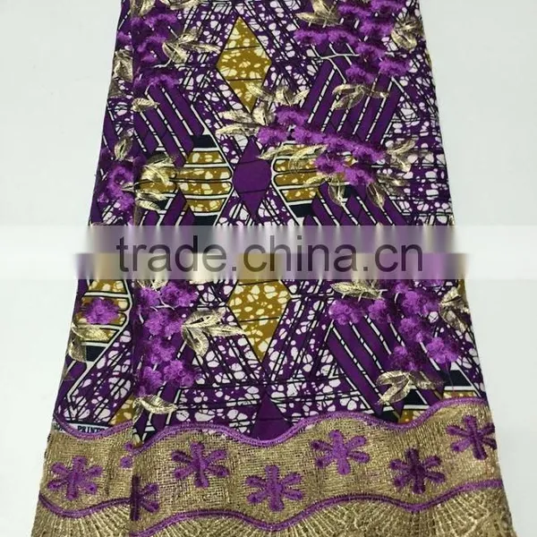 CL60012 2016 New Coming Fashion Hot Sale Nice Lace Designs With Wax Fabric French Lace photo-4
