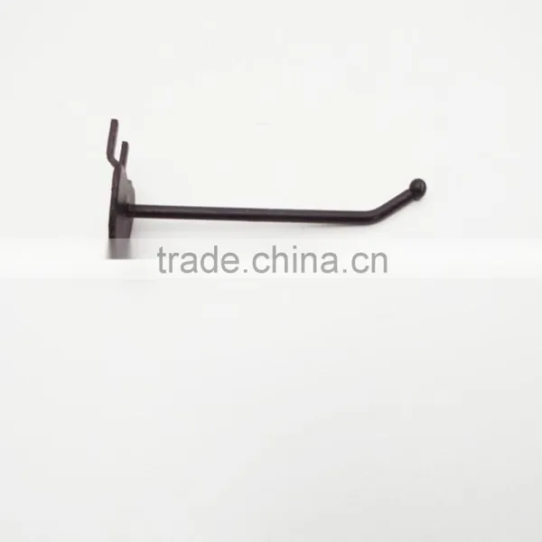 Chrome Metal Display Hanger Hook Pegboard Display Hookcardboard Hanger Hook Single Prong Hanger Hook photo-2