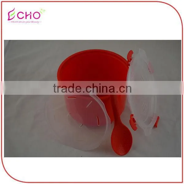 Microwave Plastic Safe Soup Mug With Handle and Vent/Noodle Bowl With Lid and Spoon/Microwave Rice Cooker photo-3