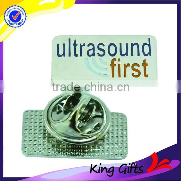Custom Ultrasound Logo Soft Enamel Metal Lapel Pin