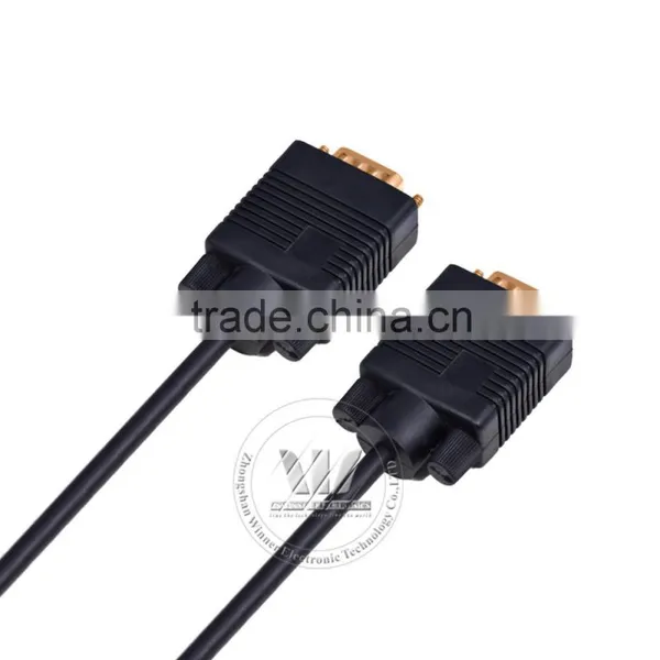 Gold Plated HD 15 M/M 3+4 VGA Monitor Cable With Ferrites 6 Feet, 100% Bare Copper photo-2