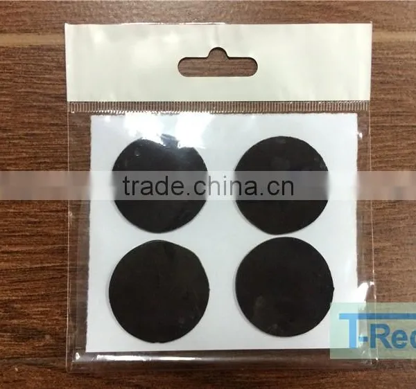 Round Shape pu Gel Sticky Pad Adhesive Wool Felt Pads for Furniture Protection photo-6