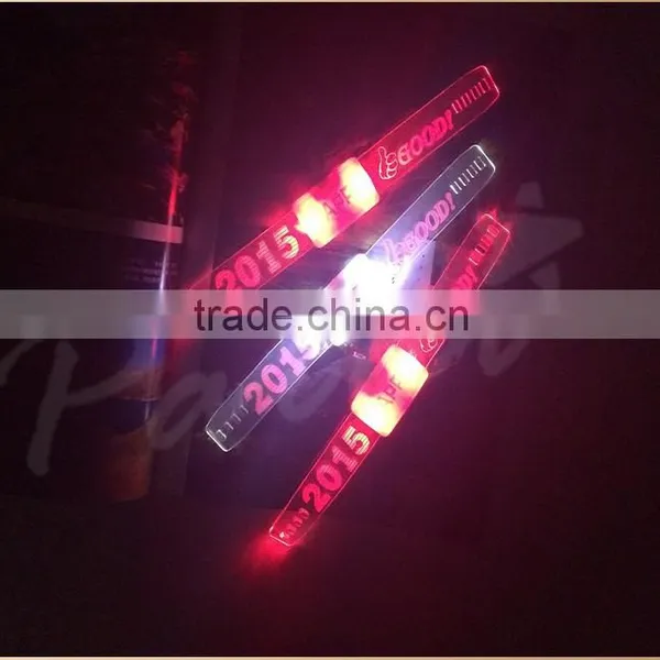 Led Blinking Bracelet Led Flashing Custom Silicon Wristband Quality Choice photo-3