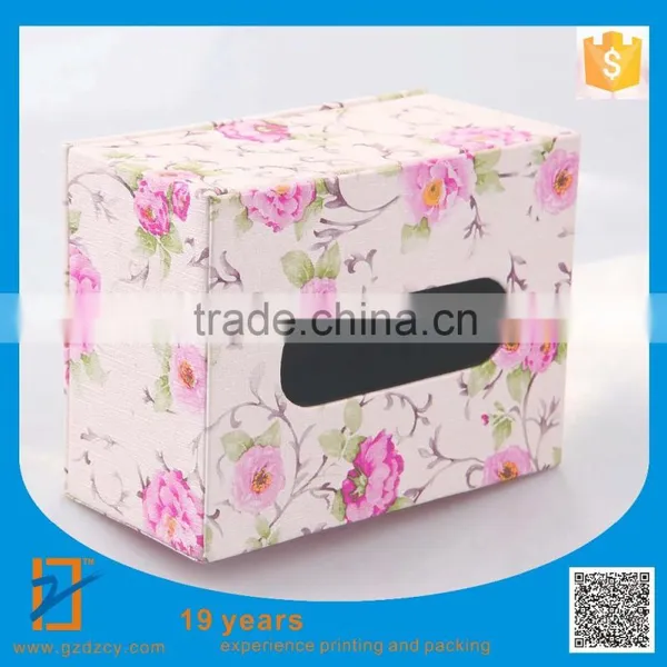 Functional Handmade Decorate Fancy Squre Facial Leather Tissue Box for Hotel photo-4