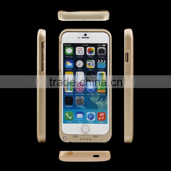 Wholesale Stand Protective External Backup Battery Case for IPhone 6 With Kickstand , Portable Power Bank Case for IPhone 6 photo-6