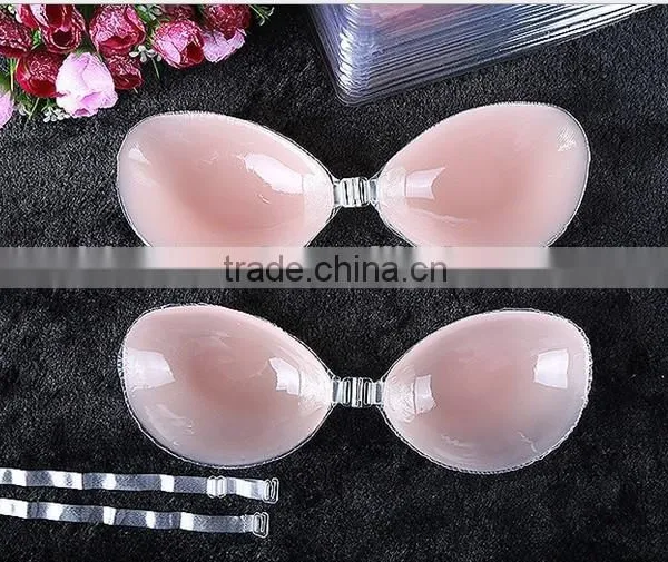 Silicone Bra With Strap,clear Back Strap Bra,invisible Bra