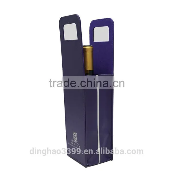 2016 Fashion Design Wine Bag Customized Luxury Wine Bag Portable Gift Bag With Tote photo-4