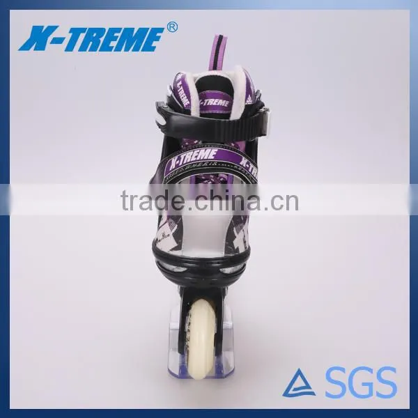 2016 Hottest Sports Roller Shoes Cotton Lining Fabric pu Wheel Roller Skate Shoes photo-2