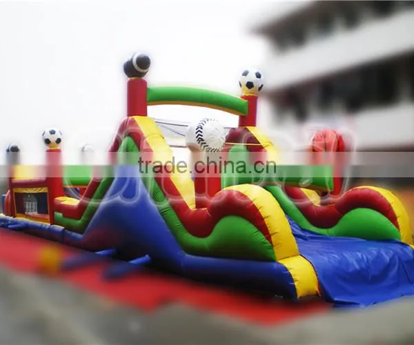High Quality Giant Inflatable Adult Sport Inflatable Obstacle Course for Sale, Inflatable Rush Obstacle Course photo-2