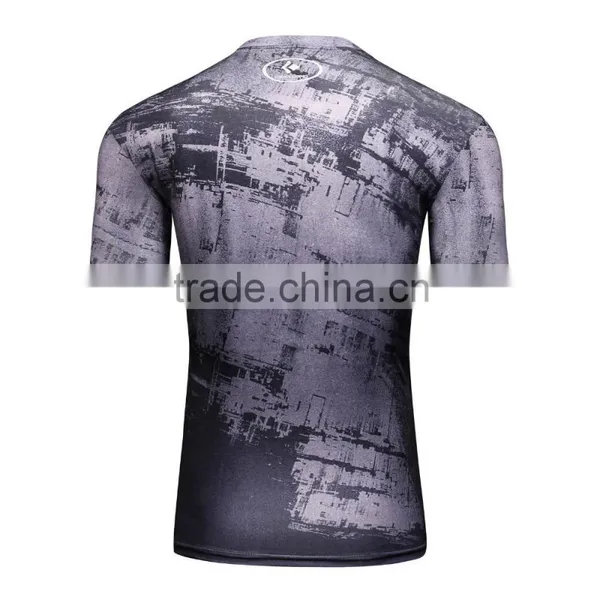 Men's Patriotic Protect This House Performance Training T Shirt Men Compression Tights Sports T Shirt photo-3