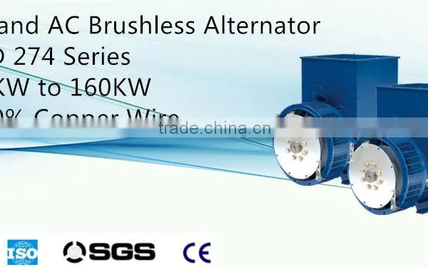 125KW AC Brushless Diesel Generator