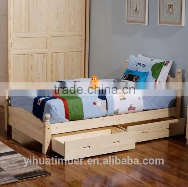 2015 Modern Style Youth Bedrooms Furniture, Single Bed Wooden Top Quality Youth Bedroom Set