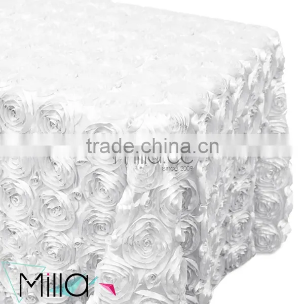 2016 Promotional Satin Rose Table Cloth photo-2