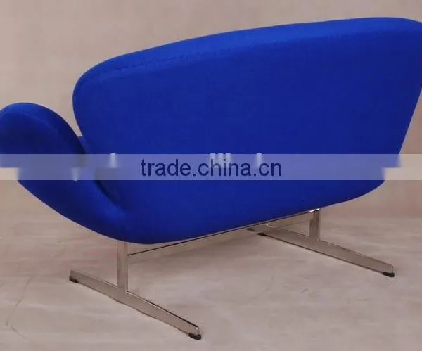 Unique Classic Living Room 2 Seater Wool Fabric Arne Jacobsen Swan Sofa photo-6