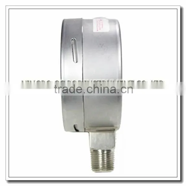 High Quality 4 Inch All Stainless Steel Oil Filled Manometer photo-5