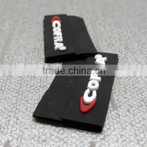 Black Garment Rubber Label for Clothing photo-2