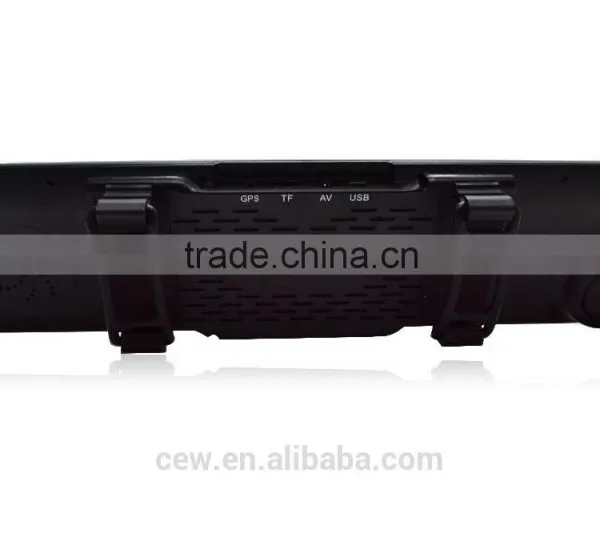 Newest 4.3 Inch Car Black Box Dual Lens Video Recorder Dash Cam Rearview Mirror Car Camera 1080P HD Car DVR photo-4