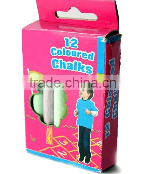 12 Colors School Chalk