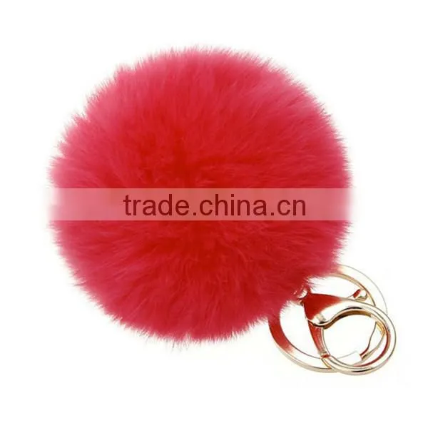 Rabbit Fur Ball for Key Chain Decoration photo-2