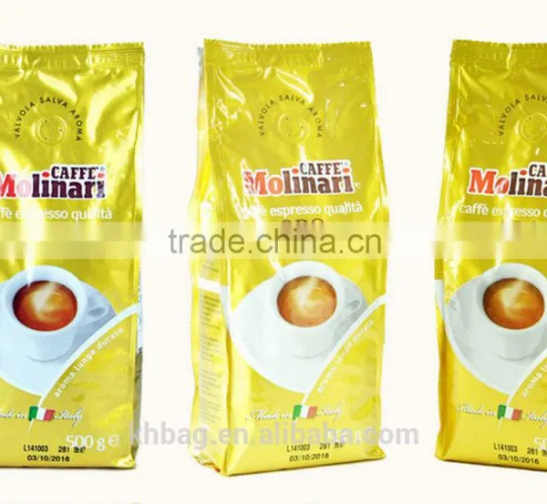 coffee bag with value