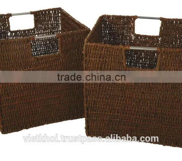 Rectangular Seagrass Basket photo-4
