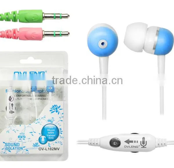 Colorful In-ear Fashional Earphone for Computer Passed CE,RoHS photo-2