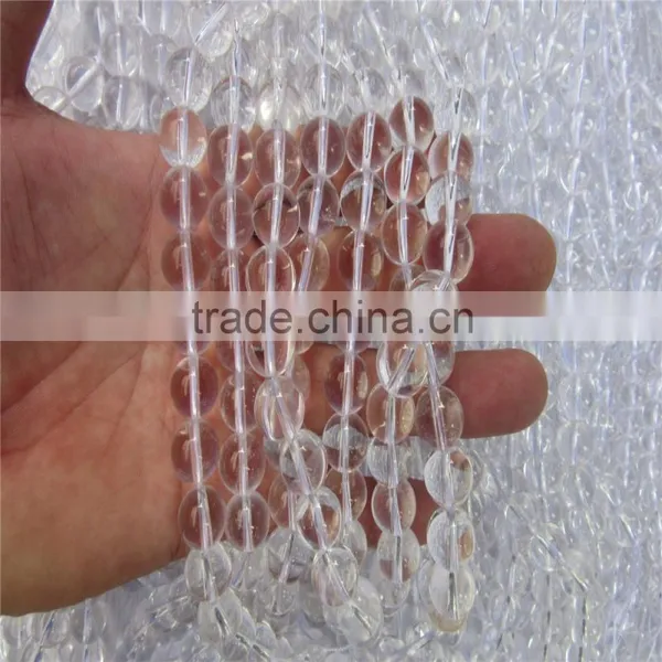 Handmade Clear White Crystal Round Beads Necklace for Sale photo-6