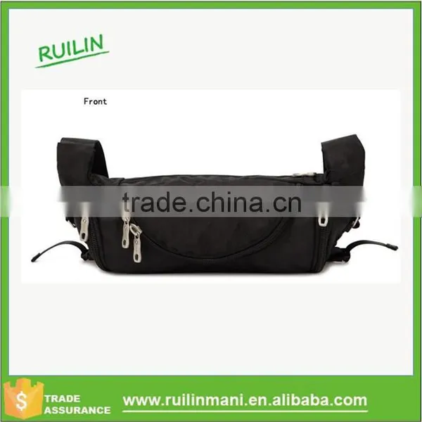 Single Shoulder Strap Bag Men Big Black Bag Fit Belt Single Shoulder Strap Bag Men photo-2