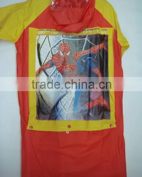Yellow 100%waterproof Pvc Raincoat - Buy Pvc Raincoat,Teenage Raincoats,Yellow Fashion Pvc Raincoat photo-5