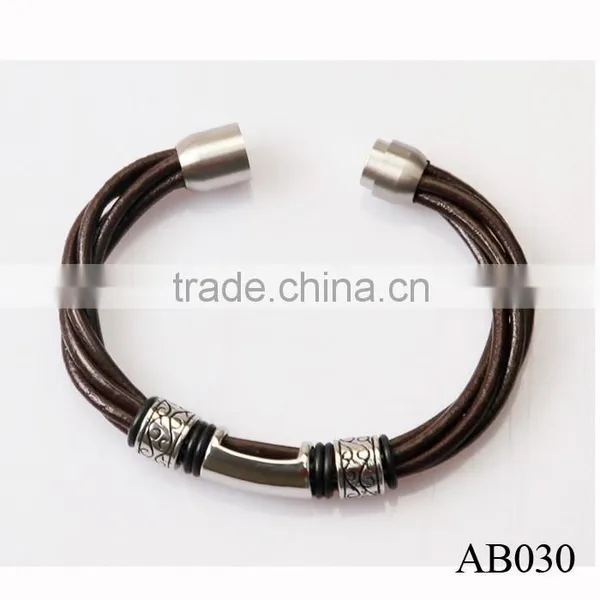 2016 Newest Laether Braceelt Chrome Cross Bracelet for Fashion Girl photo-4