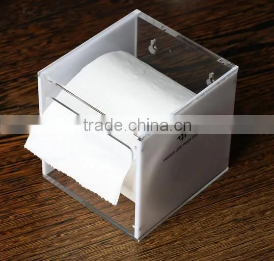Hot Sale Acrylic Tissue Box for Toilet photo-3